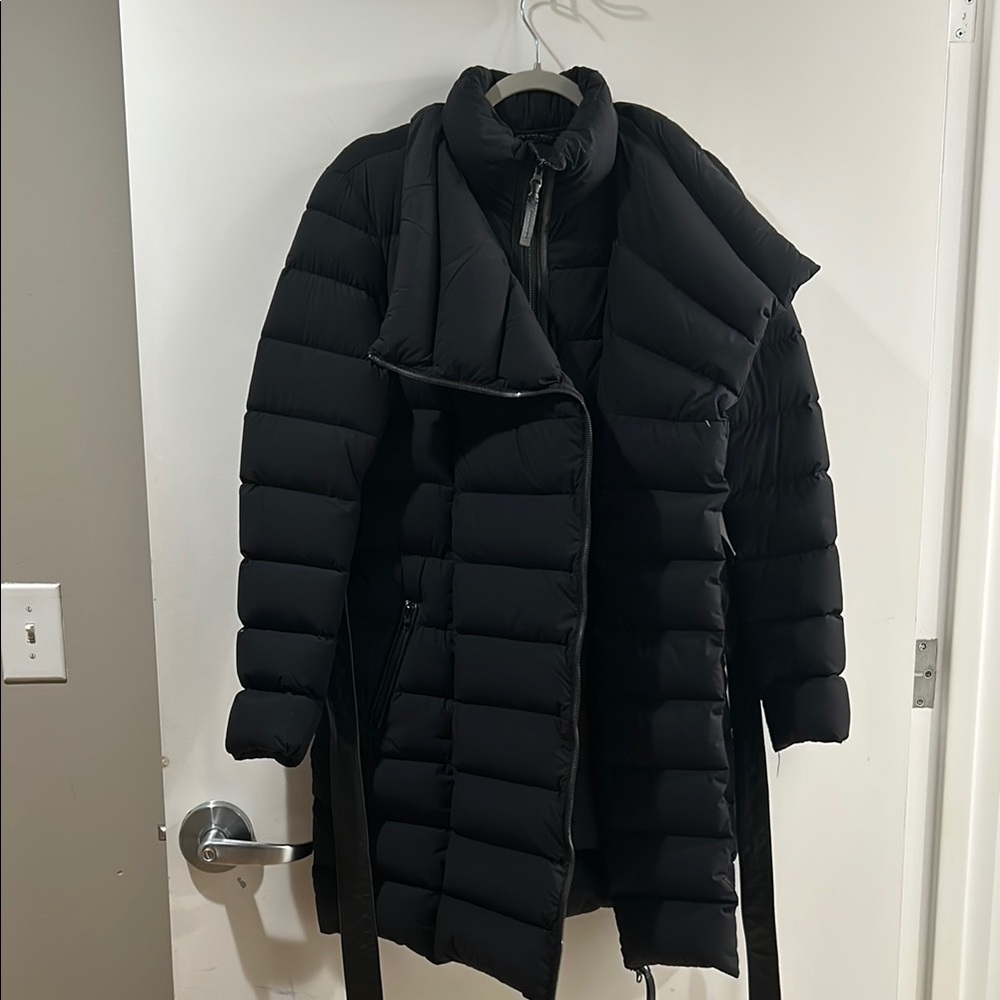 Stylish Black Puffer Coat